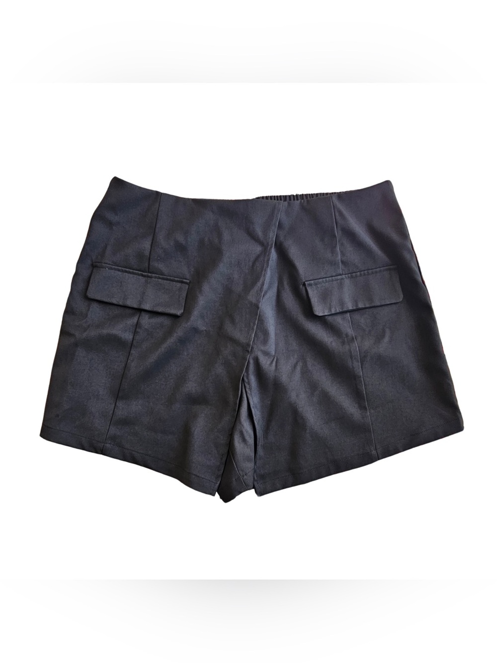 Cider Women’s 1X Black Tailored Split front Skort